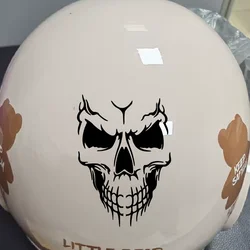 Motorcycle Helmet Stickers Electric Vehicle Skull Decals 13cmx9cm Motorbike sticker
