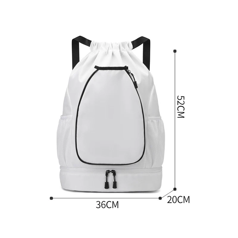 High Quality Badminton Racquet Backpack Shoe Compartment Badminton Racket Storage Bag Women Drawstring Outdoor Gym Sports Bags