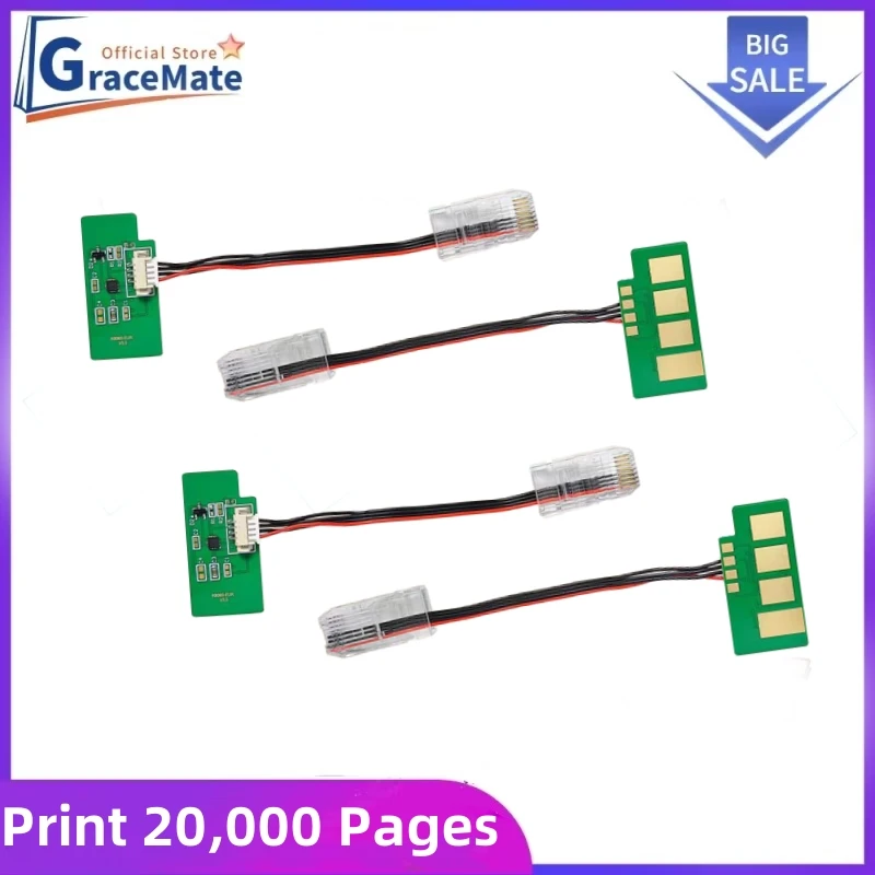 4PCS CLT-K804S CLT-C804 CLT-M804S CLT-Y804S Toner Chip For Samsung MultiEpress K3220NR K3280NR K3220 3280 Cartridge SS589A 804S