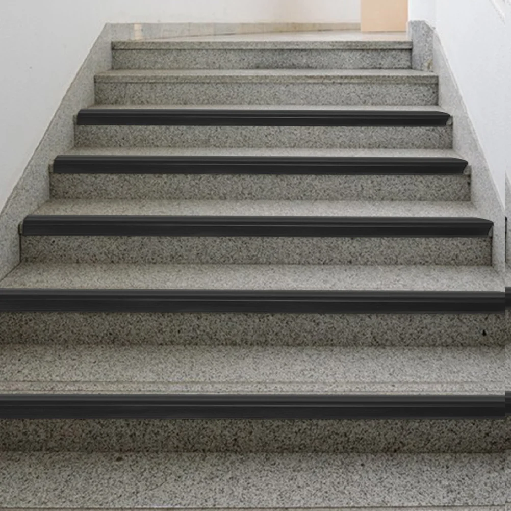 2m Anti Stair Treads Vinyl Edges Protectors 6cm Wide 3cm High Strong Adhesion Easy Install Waterproof Use