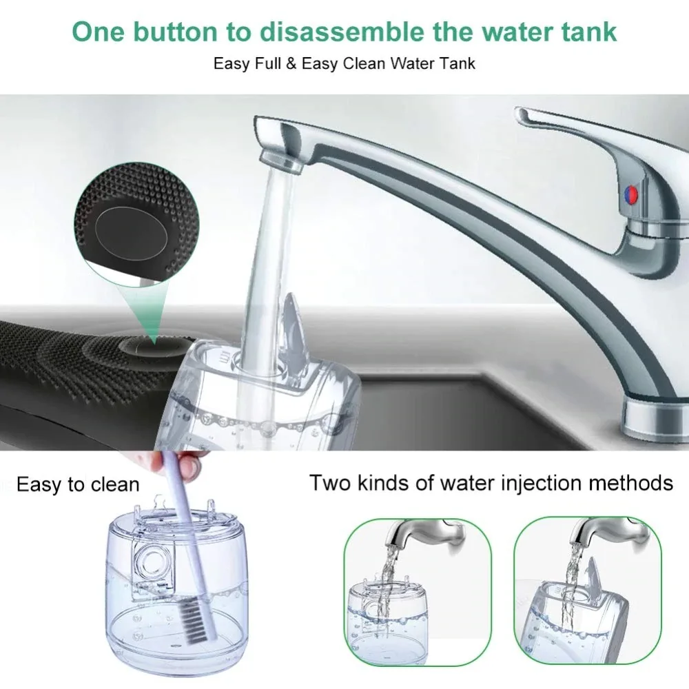 Water Flosser Dental Water Flosser Jet Cleaning Machine Water Flosser Portable Oral Hygiene Teeth Irrigation