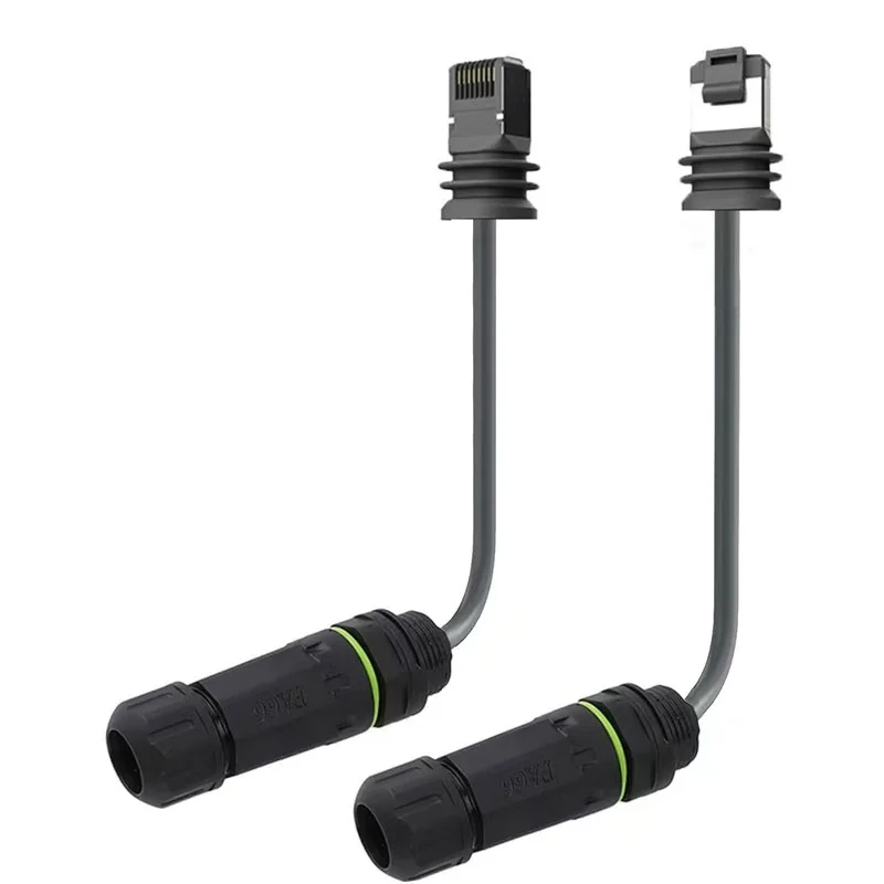 Starlink Mini Gen3 V3 SPX Extender to RJ45 Adapter, IP68 Waterproof CAT6 Gigabit Ethernet Cable Connector