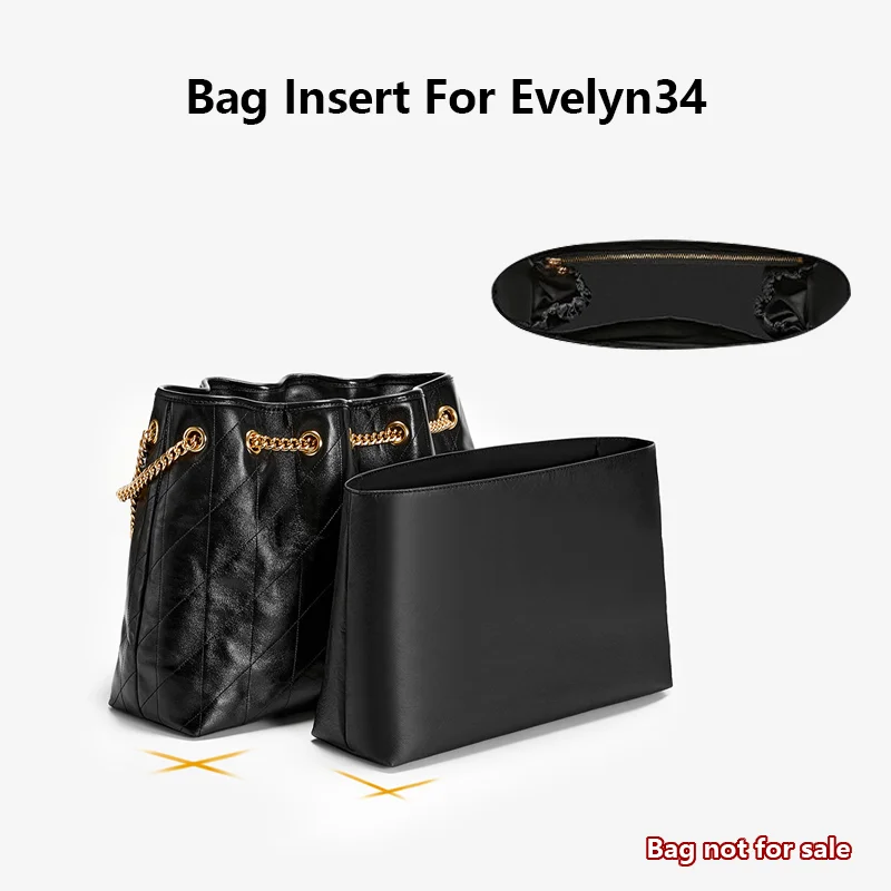 

Bag Insert For Coach Evelyn34 Waterproof Bag Organizer Insert Storage Lightweight Bag Support Bag Transformation Accessories