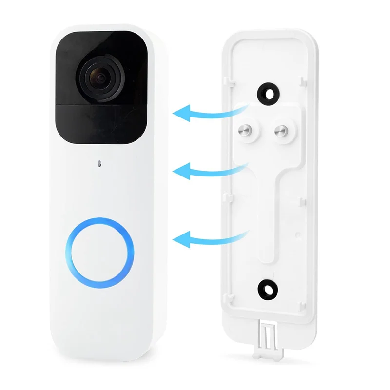 Backplate Replacement For Blink Video Doorbell, Back Plate Part With Mount Replacement Parts Accessories (White-2 Pack)-Y41A