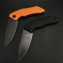 LEEK KS7100 Tactical Hunting T6 Aviation Aluminum Handle Outdoor Camping 9Cr13Mov Blade EDC Folding Knife