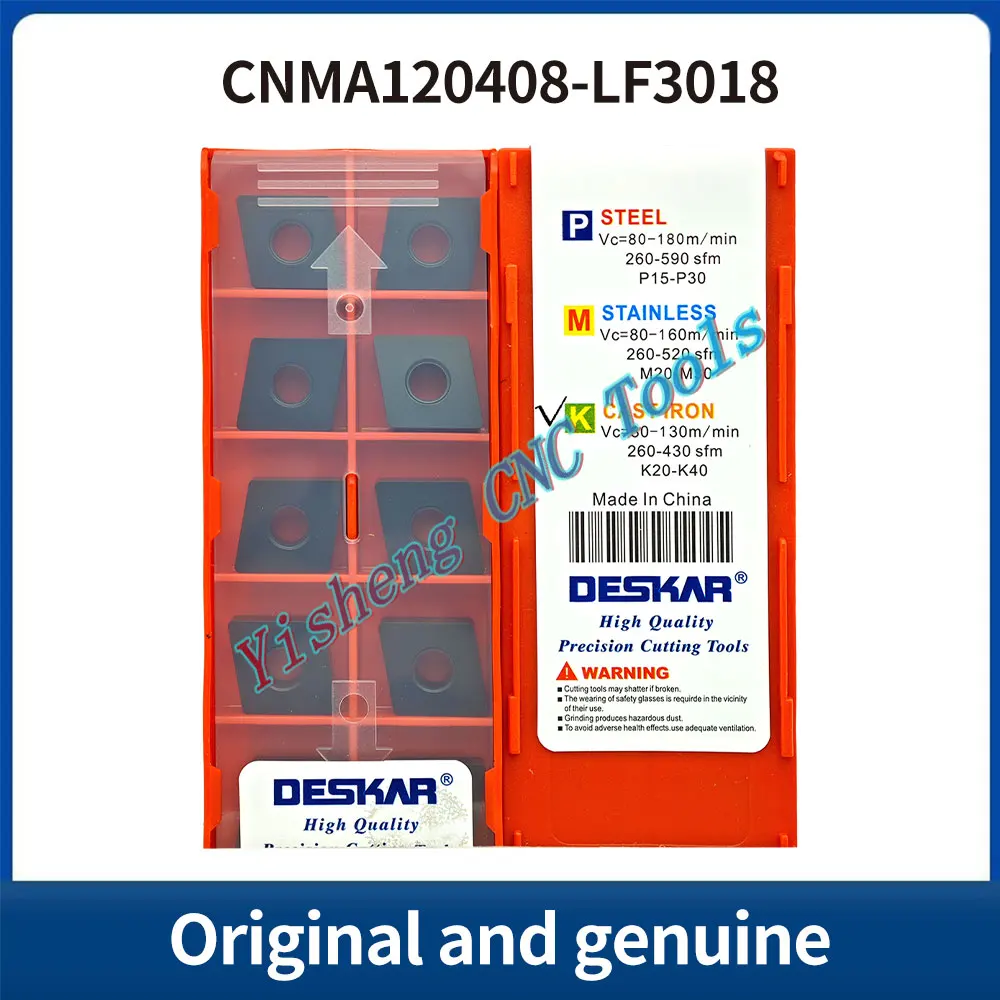 

DESKAR 100% Original CNMA120404 CNMA120408 CNMA120412 CNMG120404 LF3018 indexable threading carbide insert