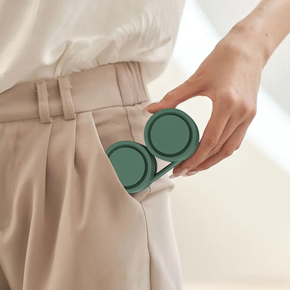 

1Set Small Neck Fan USB Charging Foldable Lightweight Hanging Fan for Picnic Running Outdoor Activities Portable Air Cooler