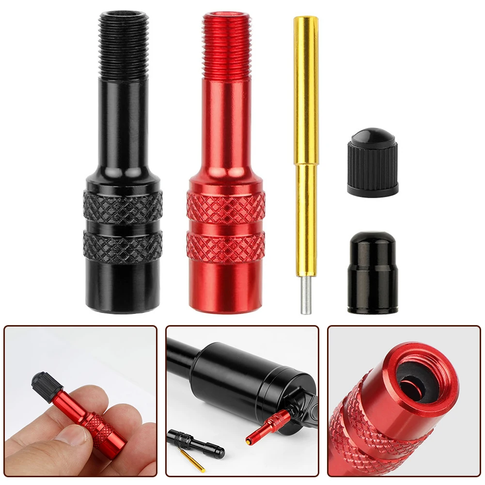 

Air Fork Valve Adapter Extension Made from Anodized Aluminum Alloy with CNC Thread Accuracy and Integrated Rubber Sealing Gasket