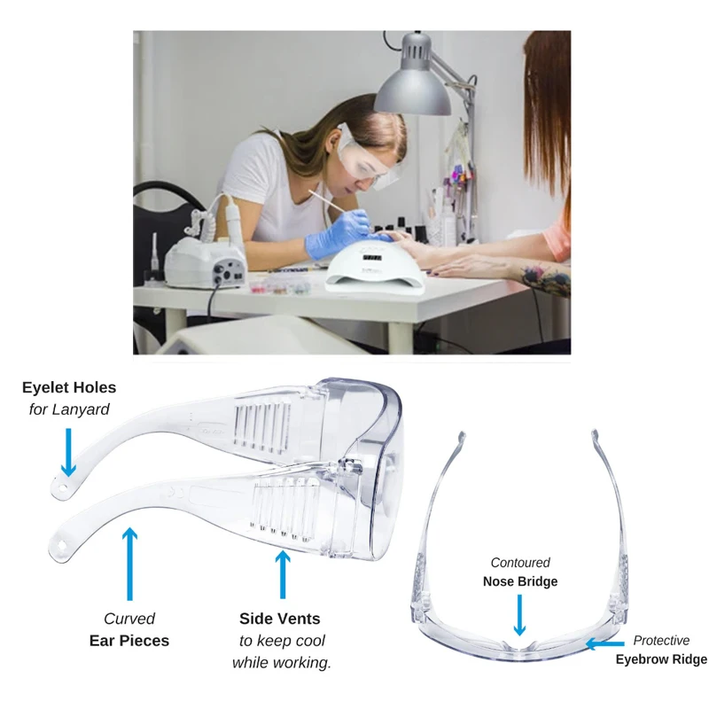 UV-Schutzbrille Wimpern verlängerung Brillen Anti-UV-Brille UV-LED-Schutzbrille