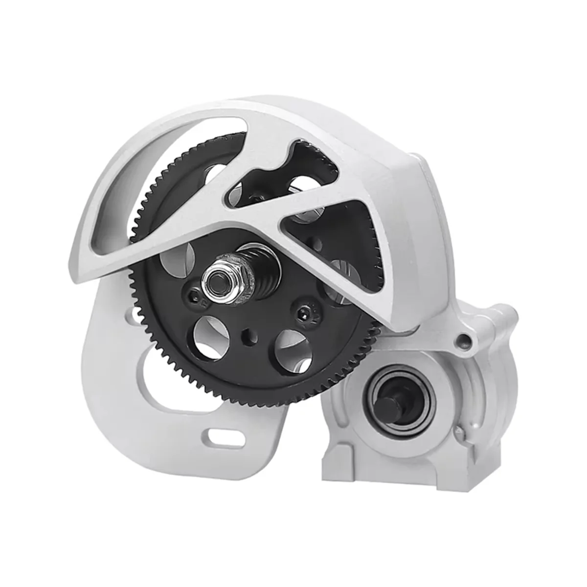 1/10 SCX10 I II AX10 SMT10 RCカークローラーアキシャルシャーシアップグレードパーツ用の非常に推奨される完全なギアボックストランスミッションボックス