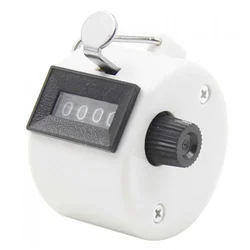 4 Digit Mechanical Counter 0000 to 9999 4 Digit Number Manual Mechanical Clicking Hand Counter  ﻿