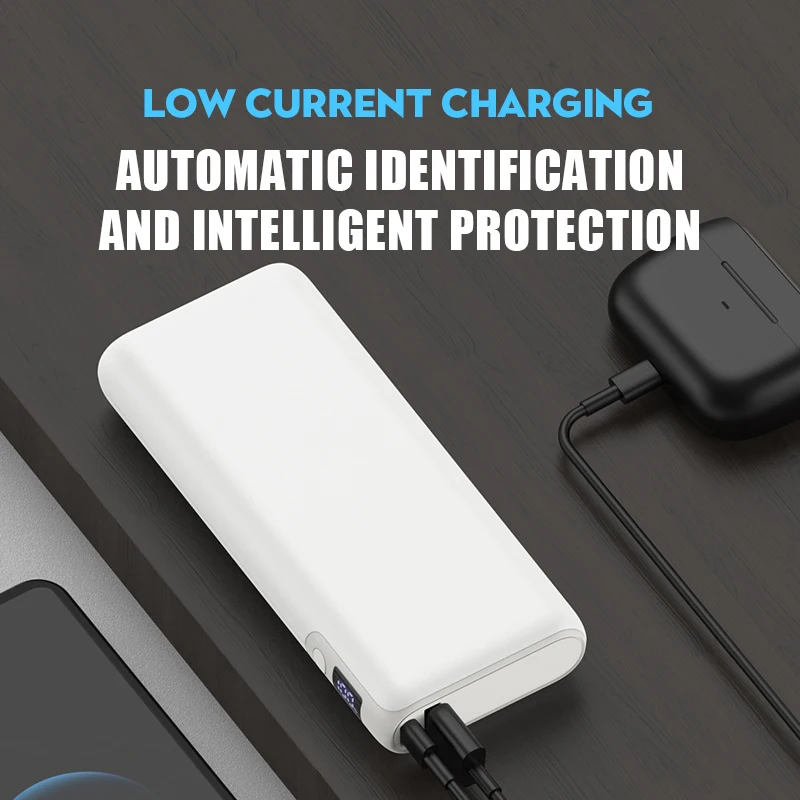 19200mAh Power Bank PD65W Super Fast Charging USB C Portable Charger for iPhone 15 14 Samsung Xiaomi Powerbank External Battery