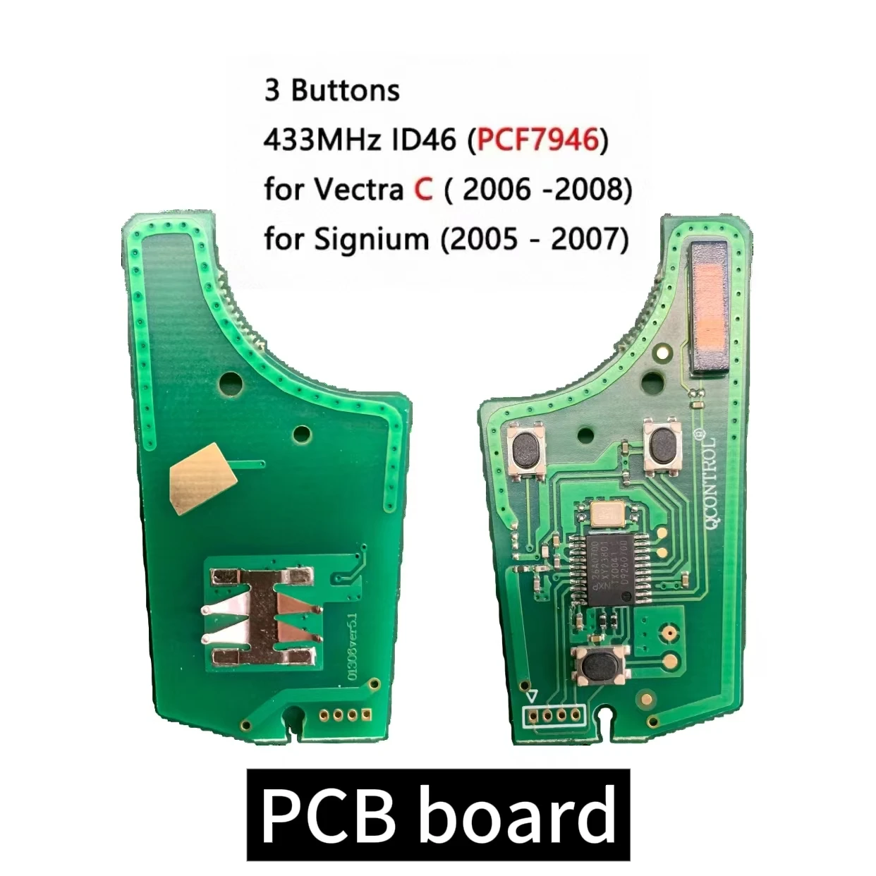 Jingxin Fernbedienung Auto Schlüssel 433 MHZ PCF7941/7946CHIP Für Opel schlüssel/Vauxhall schlüssel Astra Schlüssel Zafira Schlüssel Corsa Schlüssel Vectra C Schlüssel 736-743-A