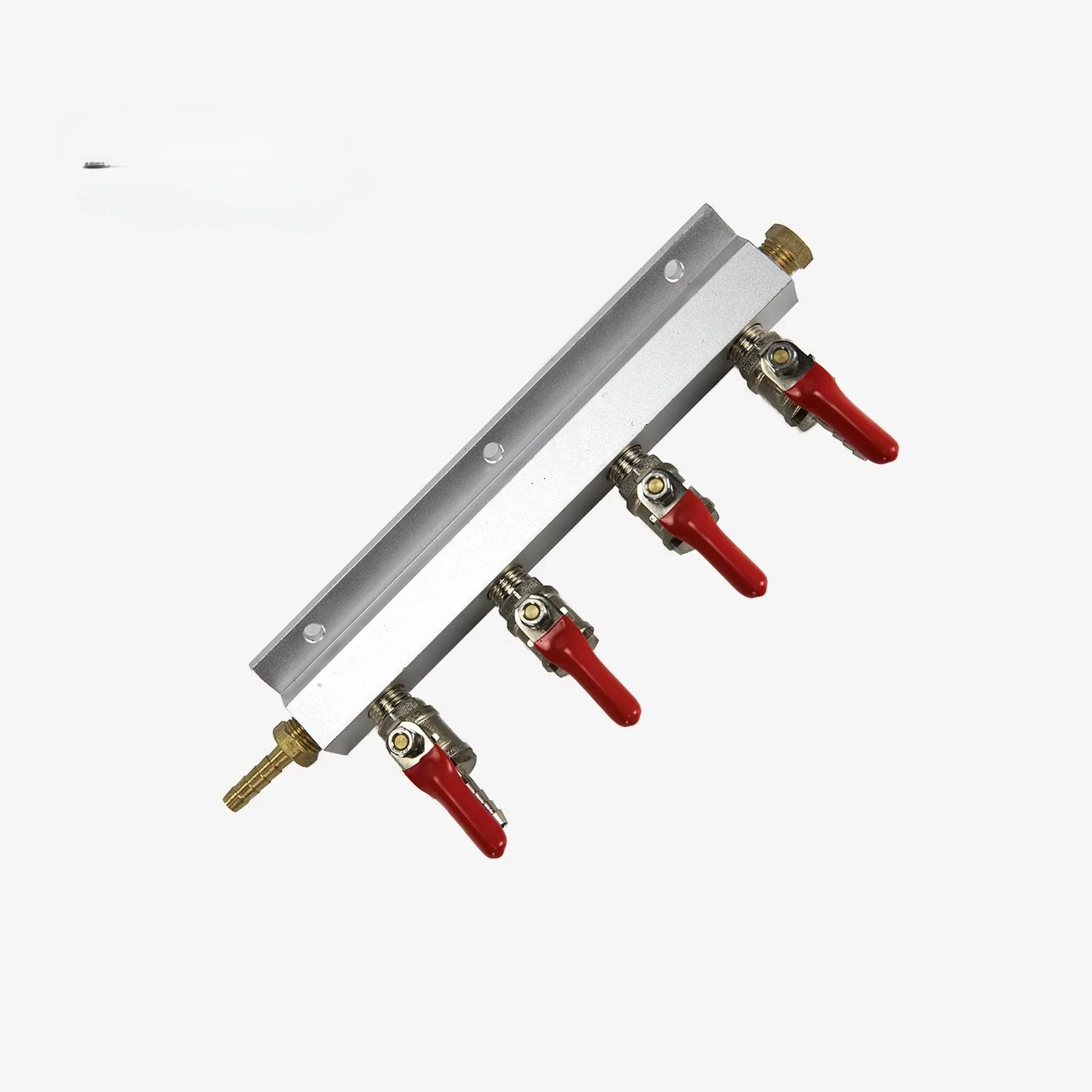 4 Ways Co2 Gas Distribution Manifold With Check Valve