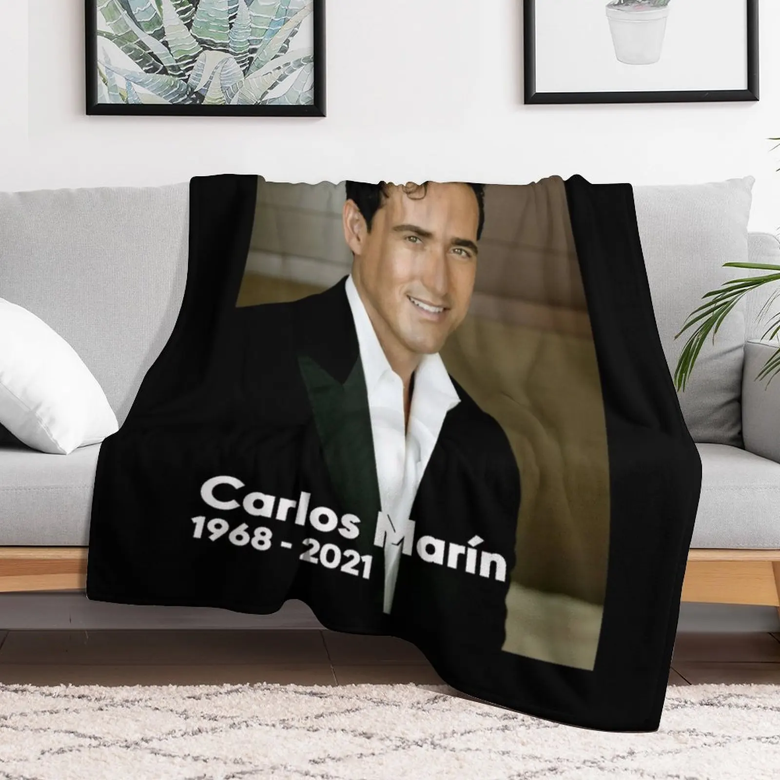 Il Divo Remember Carlos Marin 1968 - 2021 Throw Blanket Warm Decorative Beds Luxury Throw Blankets