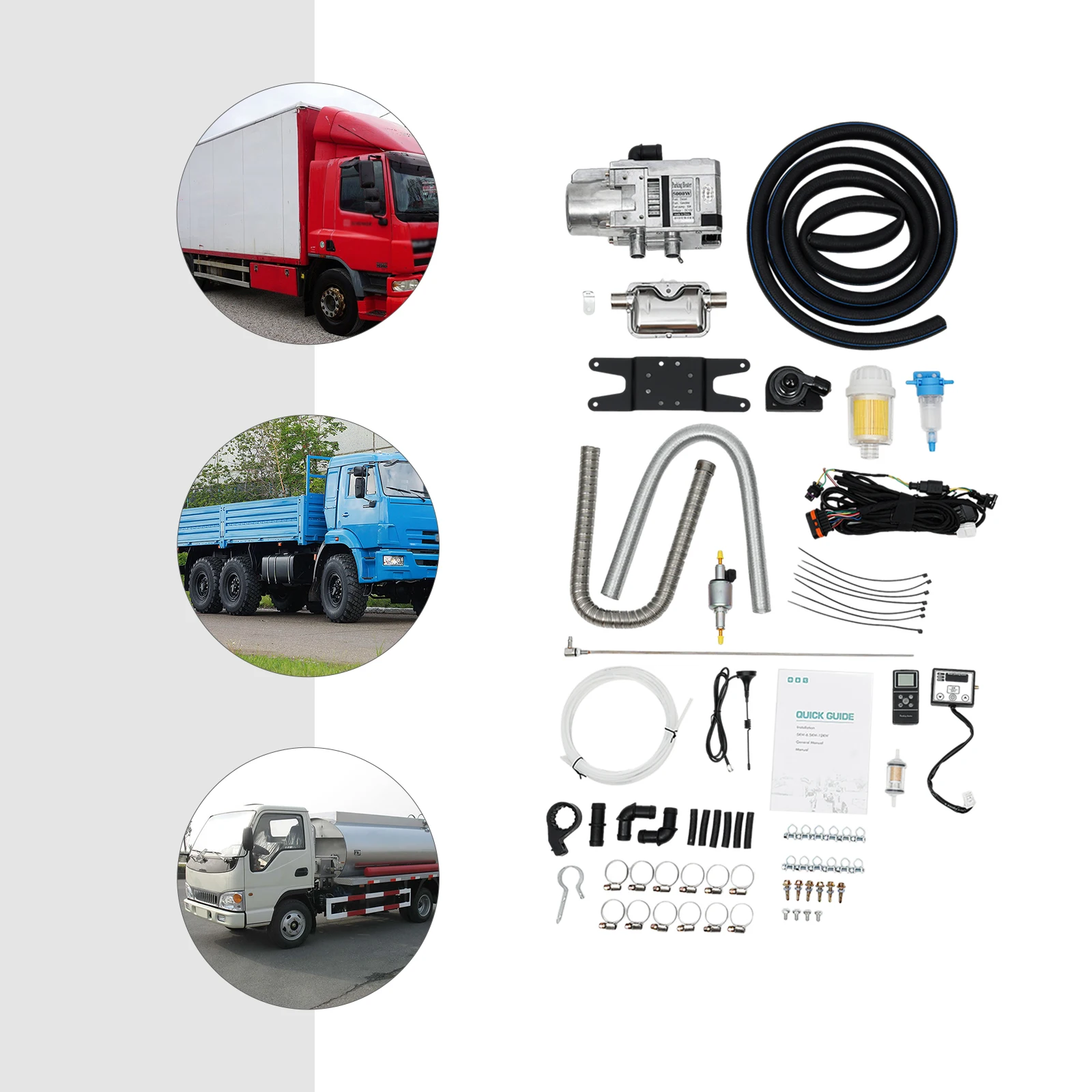 5KW Diesel Heater 12V For RV, - Case Fan Controller recension och pris