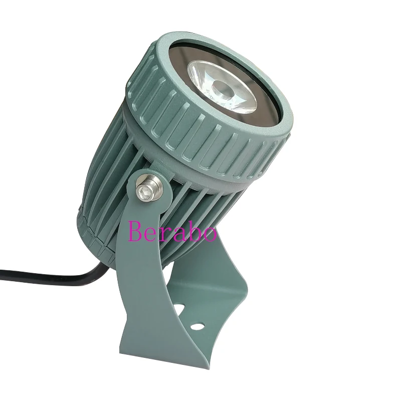 Reflector LED para exteriores, foco impermeable con ángulo de haz estrecho, paisaje, calle, jardín, cuadrado, 12V, 110V, 220V, 10W