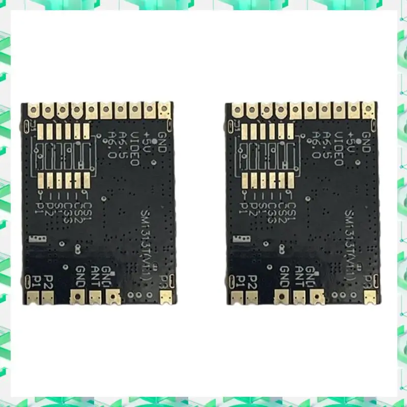

3C Electron 2PCS SM1312T 1.2G 1.3G 1.6W FPV VTX 16CH Wireless Transmitter Module Adjustable Power PAL/NTSC For FPV RC Drone Mode