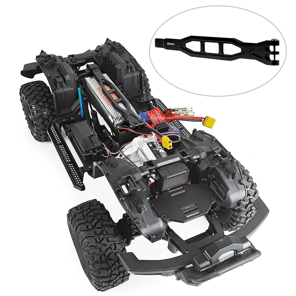 

AXSPEED Metal Battery Mount Plate for 1/10 RC Crawler Car TRX4 Bronco, K5 4WD Blazer Upgrade Parts