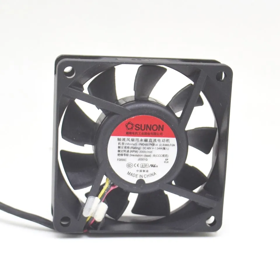 

1pcs PMD4807PKB1-A DC 70mm 48V 1.54W DC Cooling Fan for SUNON