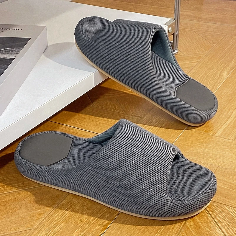 High Quality Autumn Winter Men's Slippers Warm Slippers Indoor Casual Shoes Comfortable Slides Male Women House Slippers