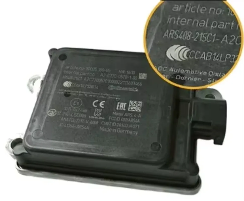 Continental ARS408 77GHz Long Range Radar Sensor 250m Detection Small Design Vehicle Distance Loop Motion Position Sensors