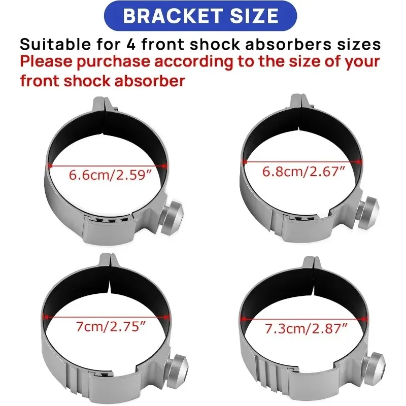 Motorcycle front fork wind deflector left right brackets for VT1100 750 1300 VN 1500 800 VL1500 XV 1600 1700 950 XVS 1100 650