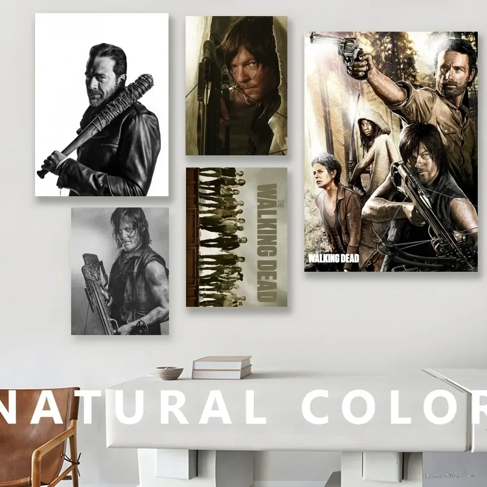 

Tv The W-Walking Dead Poster Prints Wall Painting Bedroom Living Room Wall Bar Restaurant Sticker Small