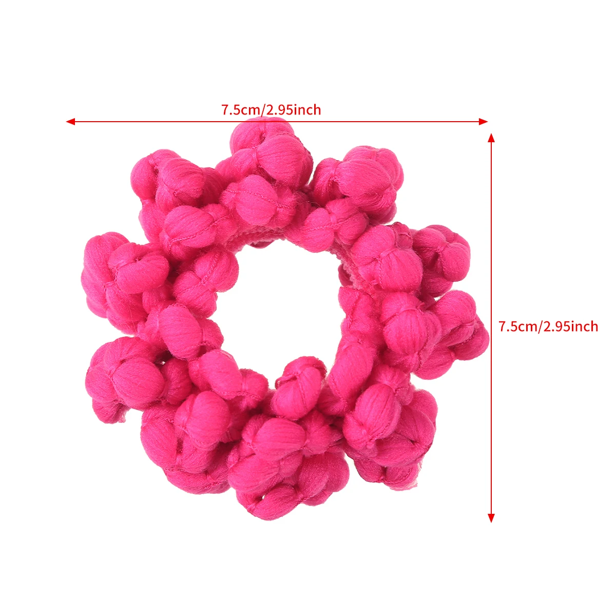 AWAYTR Solid Color Ball Knot Headbands High Elastic Nylon Rope Ponytail For Women Hair Ties Holders Rubber Band Korean Headdress