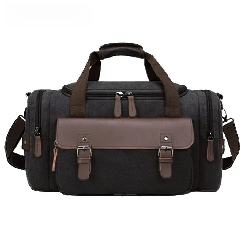 

Luggage Travel Student Shoulder Crossbody Handbag Wear-Resistant Super Fiber Large Capacity Canvas Outing Bag Portable