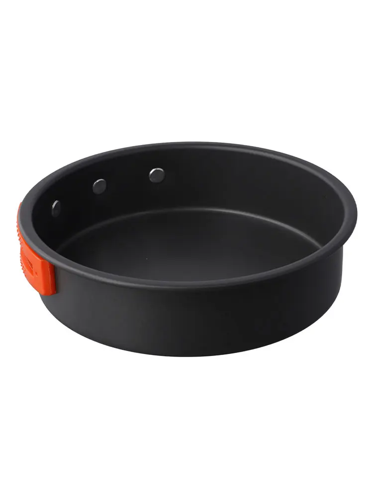 1pc Frying Pan Alumina Conducts Heat Quickly 2-3 People Camping Non-Stick Foldable Small Size Frying Pan Camping Cooking Pans - view 3