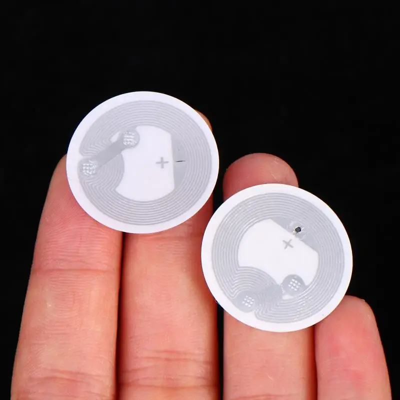 10Pcs/pack RFID Tags Stickers Ntag215 NFC Tag 13.56MHz ISO14443A Sticker Phone Available RFID Adhesive Label