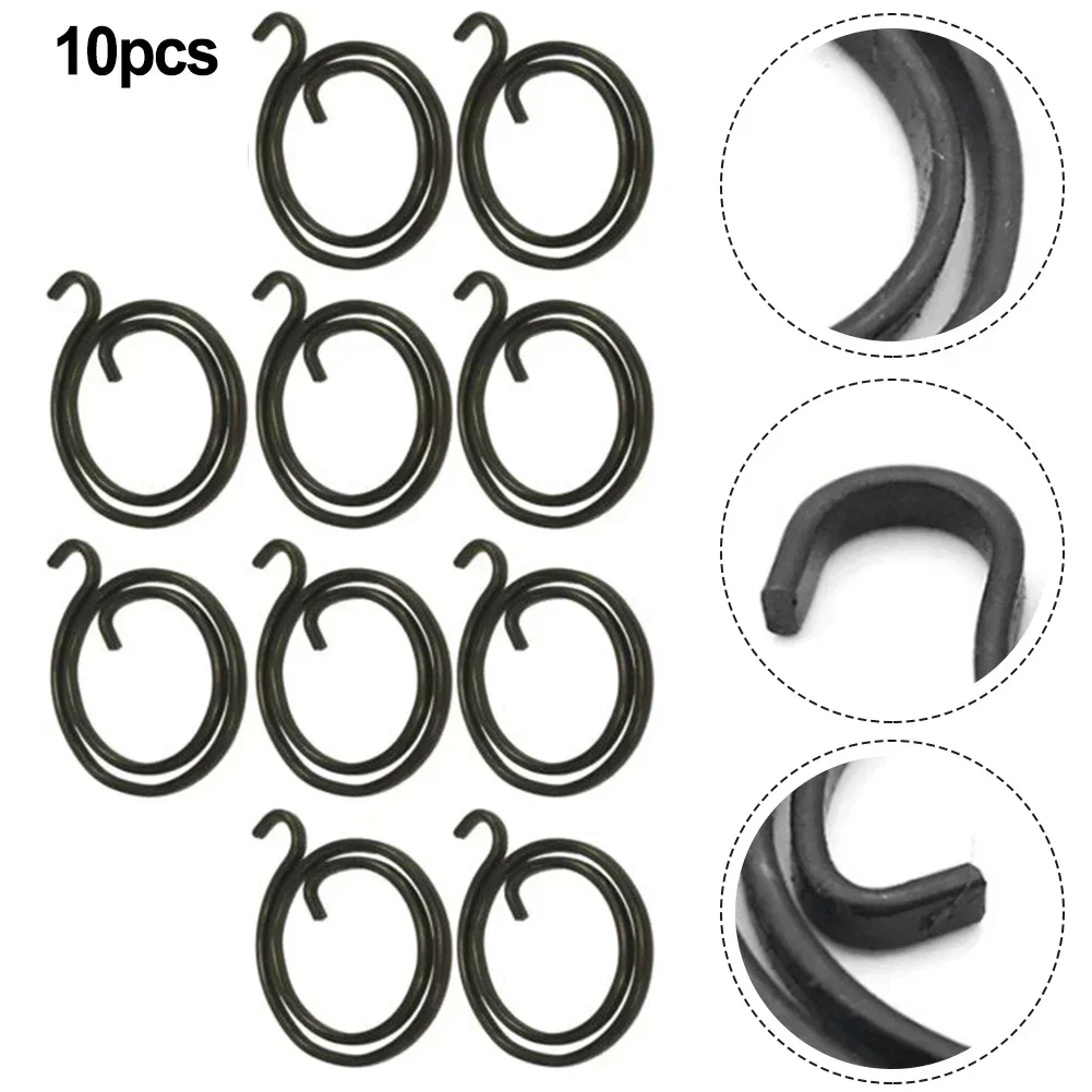 10pcs Replacement Spring For Door Handle Lever Latch Internal Coil Repairs 2 Turn Spindle Lock Torsion Spring Flat Section Wire