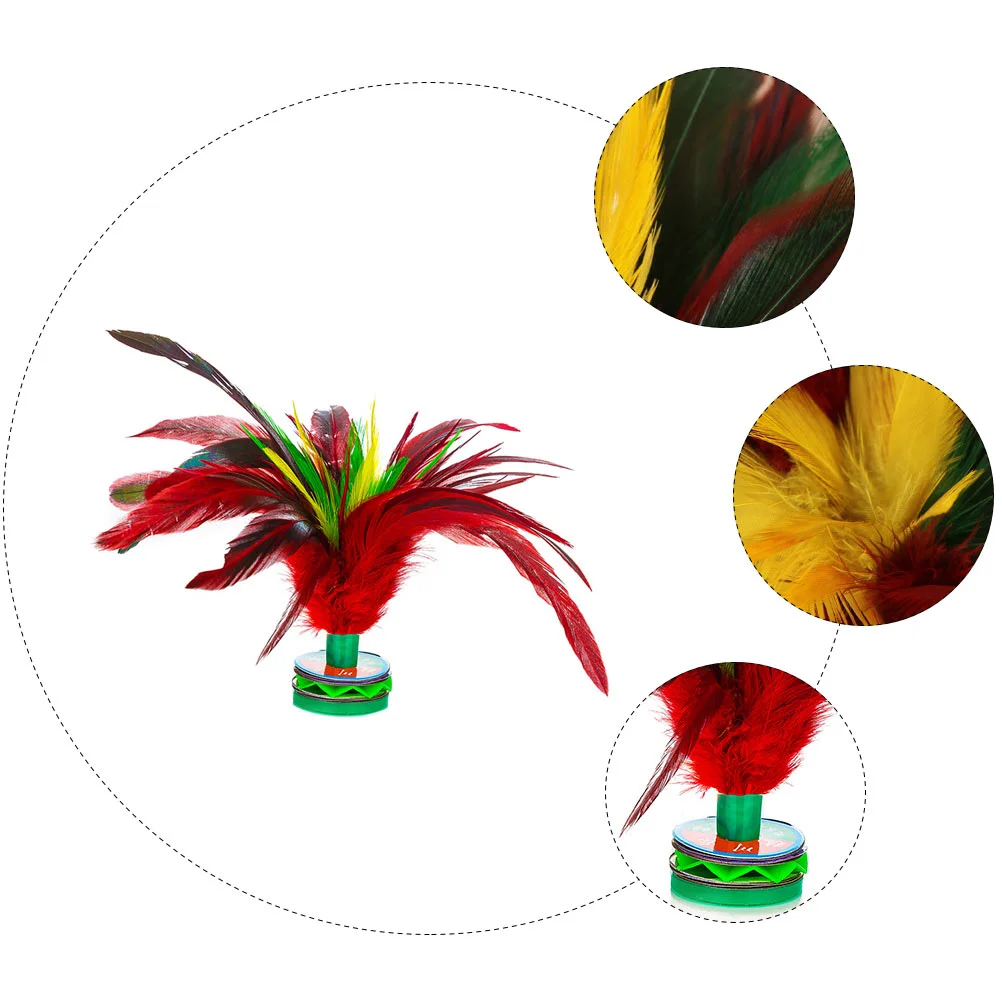 4 Pcs Foot Rooster Shuttlecock Child Toys Exercise Shuttlecocks Training