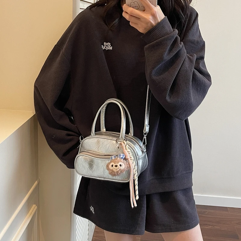 

High-End Business Leisure Bag Stylish Clutch Mini Casual Simple Vintage Fashionable Letter Logo