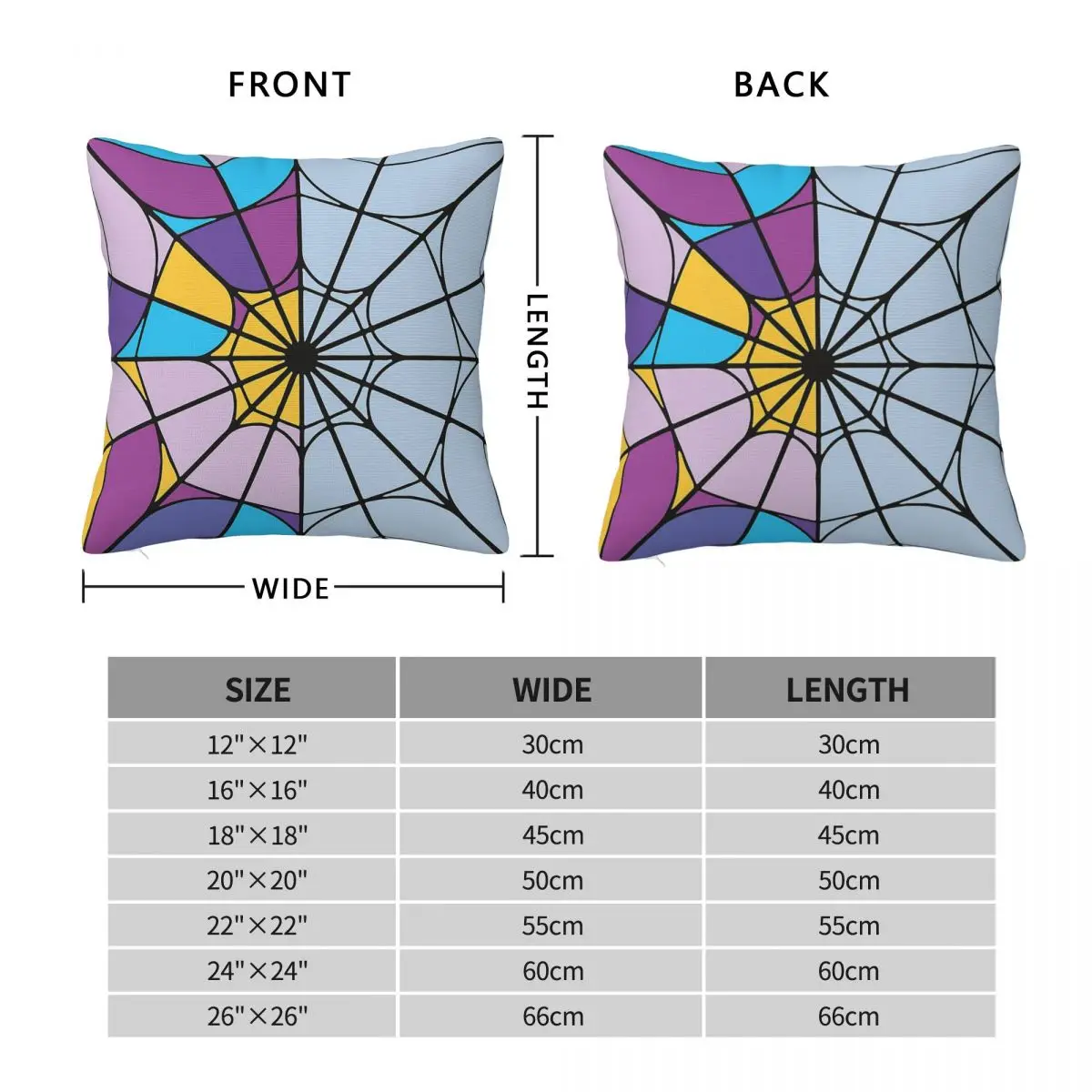 Ophelia Hall Gothic Stained Glass Pillowcase Polyester Linen Velvet Pattern Zip Decor Car Cushion Case