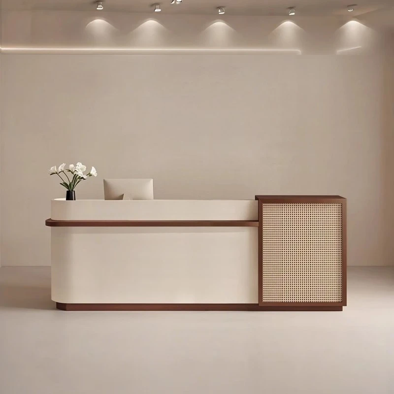 Qijifeng rattan clothing store bar table tea house health center checkout page