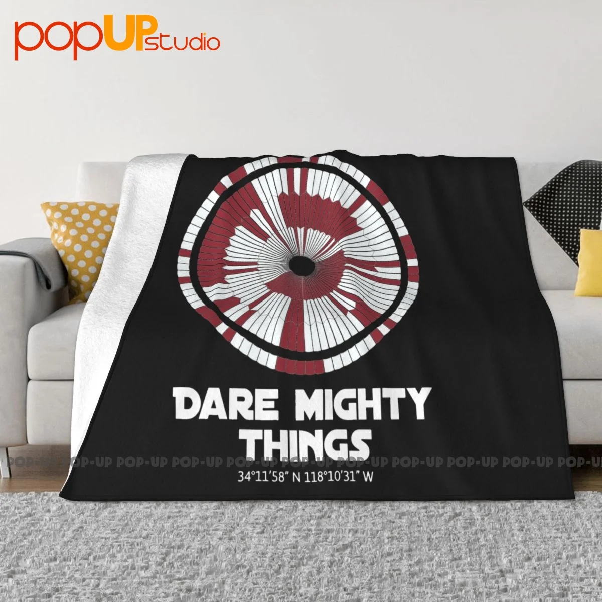 Dare Mighty Things 01 Blanket Fluffy All Season Family Expenses