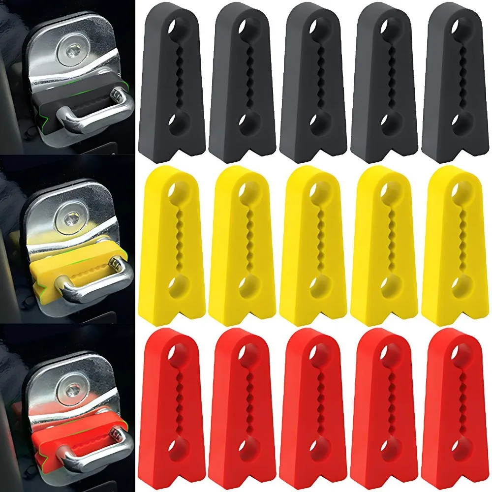 Universal Car Door Lock Damper Buffer Pad Silicone Shock Absorber Noise Sound Deadener Anti Rattle Sticker for Auto Accessories