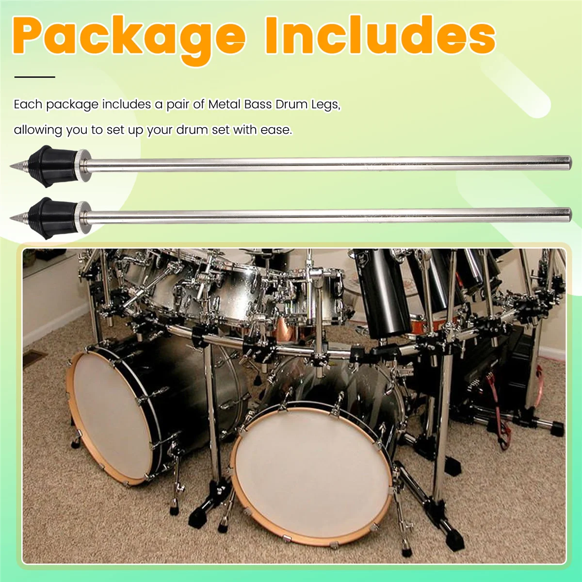 【Preferito del negozio!】Gamba del tamburo