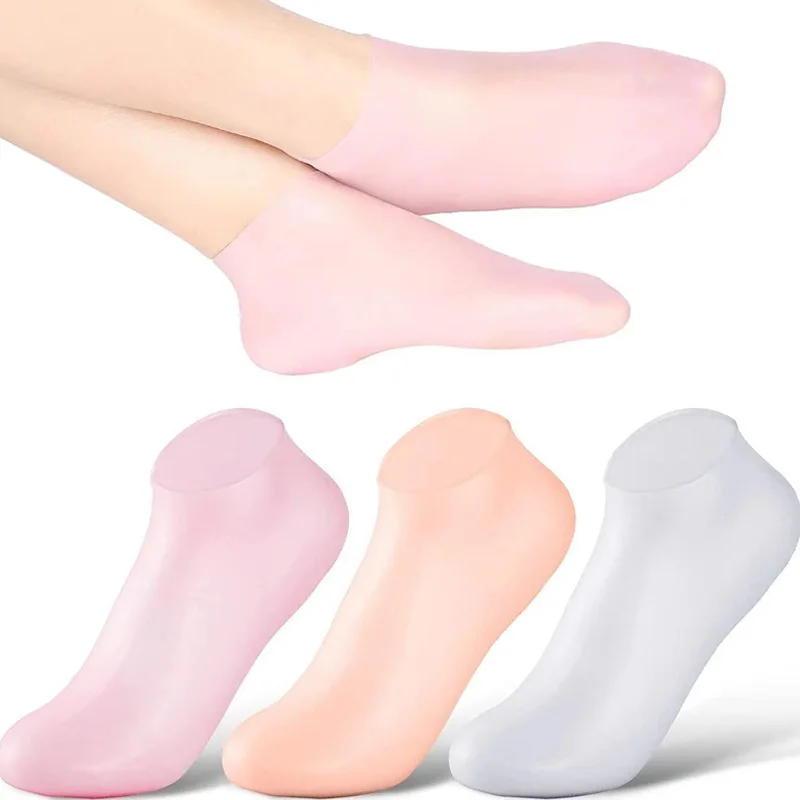 1 paio di calzini per piedi idratanti in Silicone per piedi secchi e screpolati calzini per la cura dei piedi calzini per Pedicure Spa massaggio