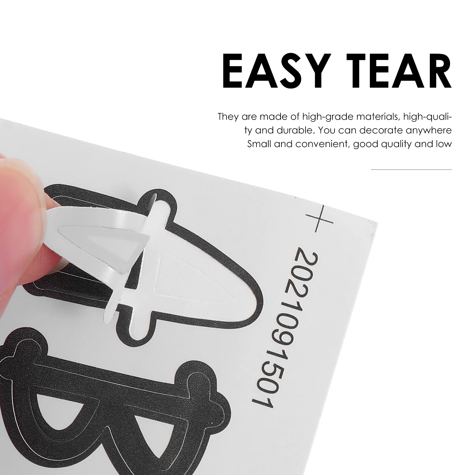 

10 Sheets Letters Number Stickers Vinyl Self Adhesive Waterproof Durable DIY Alphabet Number Stickers Mailbox Decal Labels