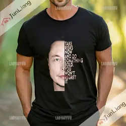 Elon Musk Tribute T-shirt Hilarious Icon Meme Legendary 80's 90's Retro T-shirt Hip Hop Harajuku Street Wear