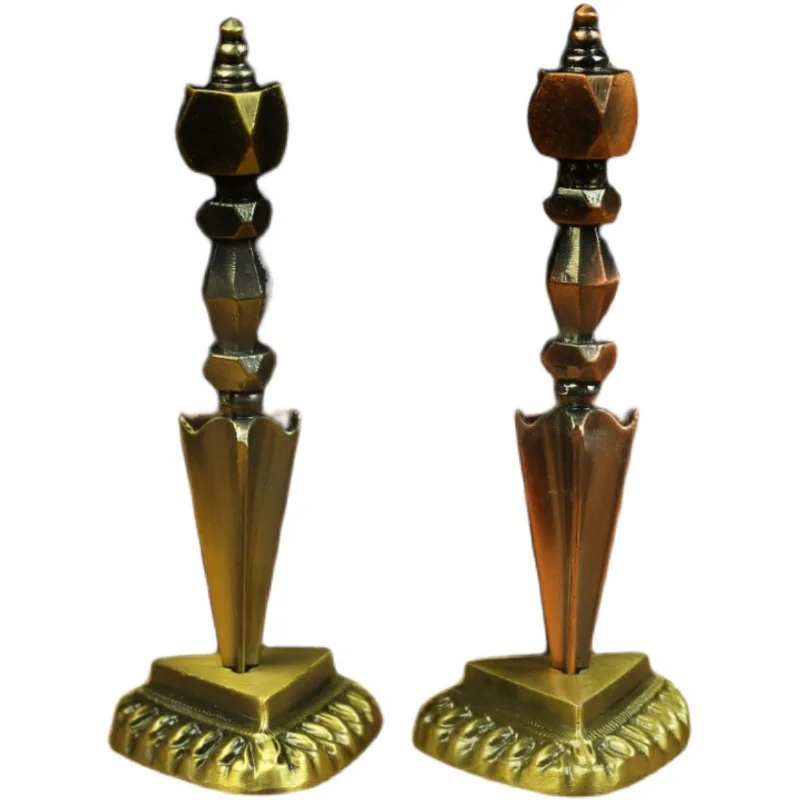 Tibetan Tantric Wuming Vajrayana Vajrayanas Stump, Cast Iron Puba Stake