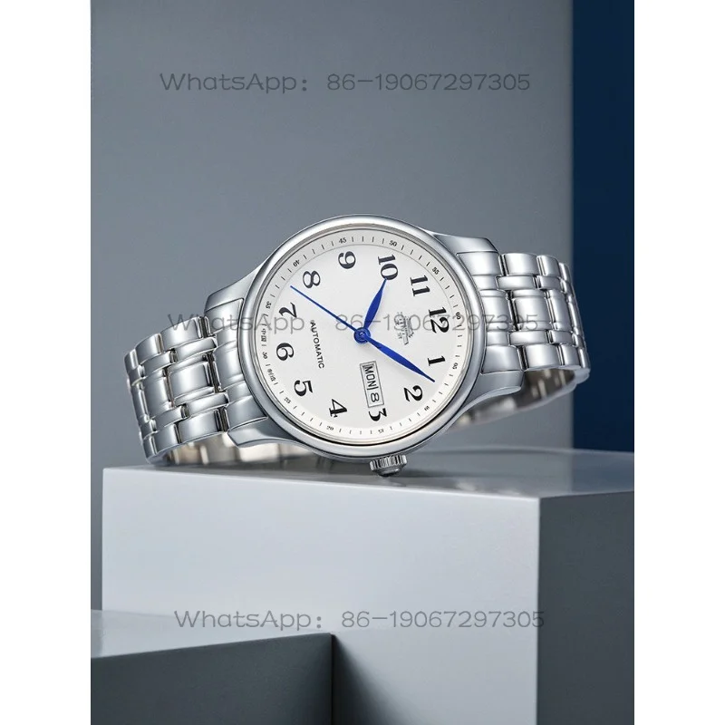 Automatic Mechanical Classic Vintage Calendar Casual Men's Watch