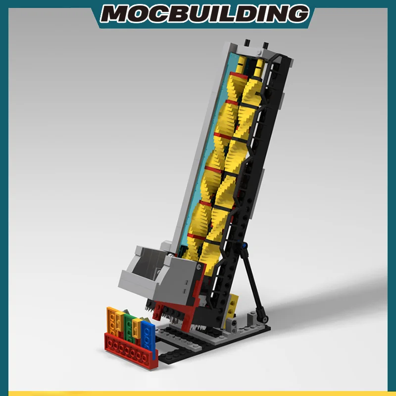 Moc Building Block GBC Screw Conveyer Dribbling Device DIY Assembly Model Sports Children's Gift Toy