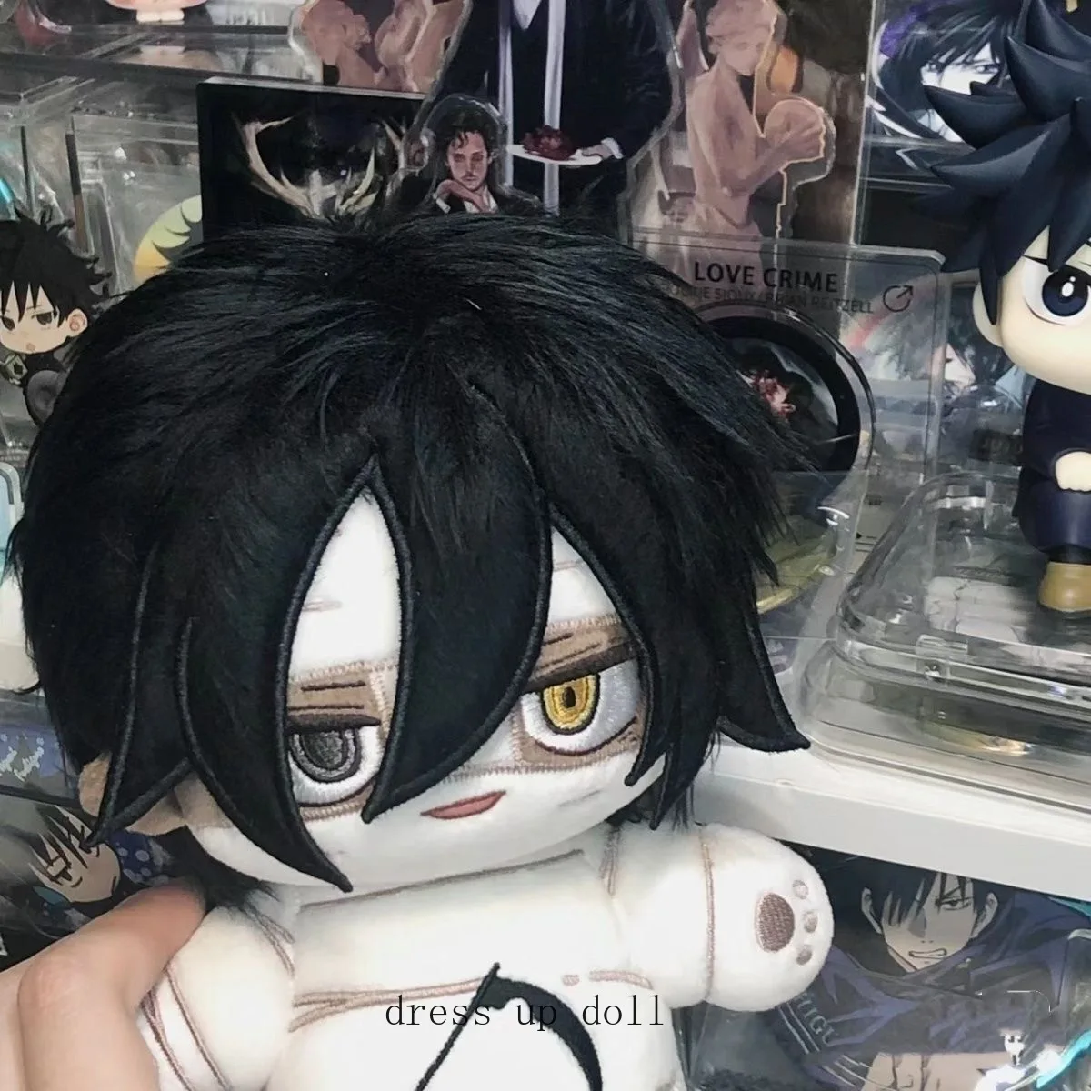 20 سنتيمتر أنيمي ملائكة الموت زاك الصبي أفخم دمية محشوة القطن الجسم أرقام فستان بلوشي اللعب وسادة عيد الميلاد هدية عيد الميلاد