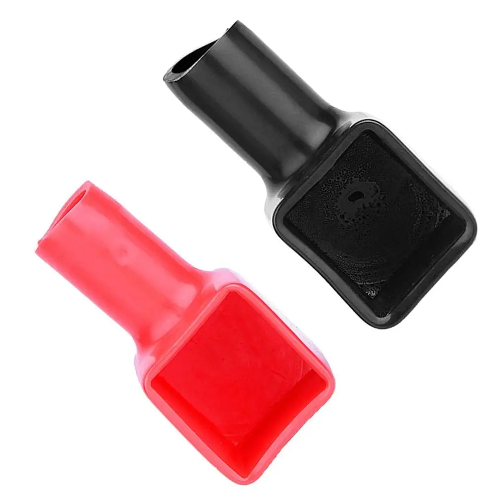 2 Pcs 192681 192682 Battery Terminal Covers Red & Black Flexible Pair Battery Terminal Covers PVC Durable