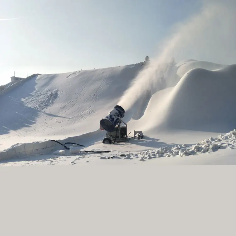 Máquina de pulverización de nieve al aire libre, máquina de nieve portátil para esquí Artificial, equipo para hacer nevadas