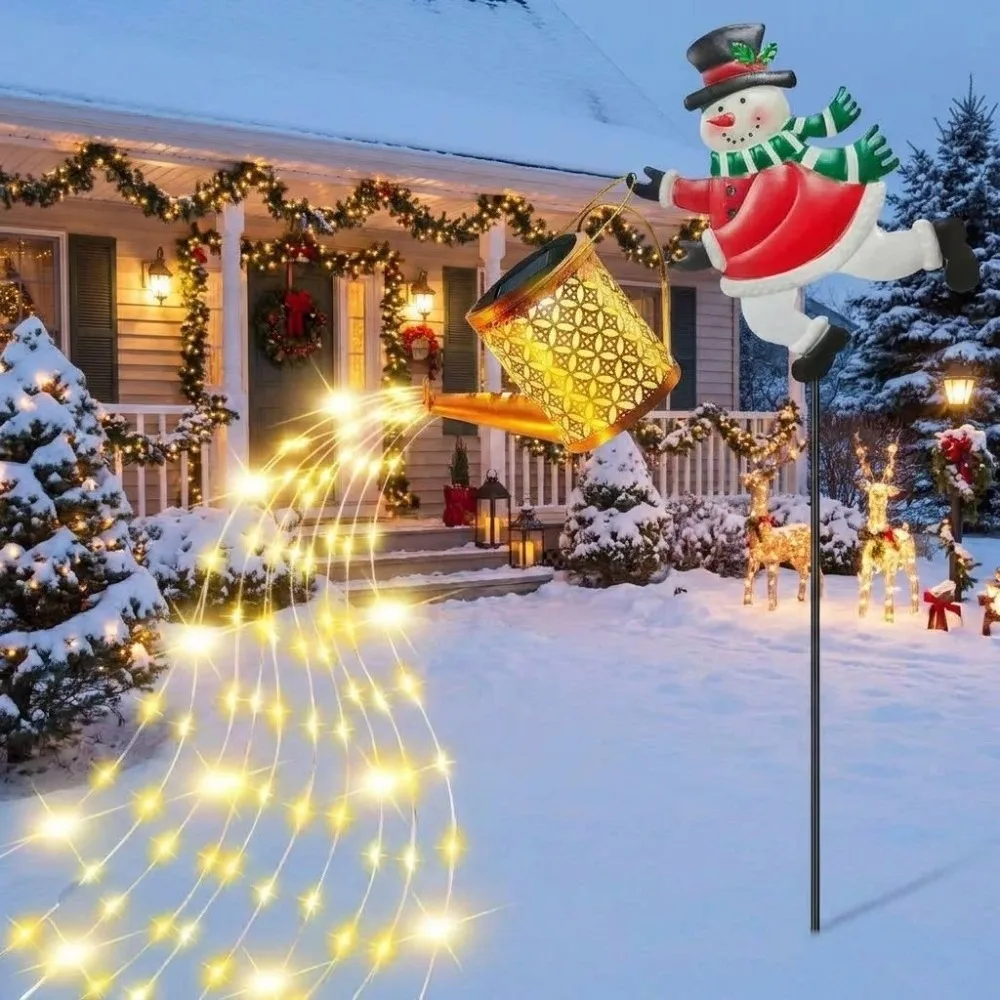 Solar Powered Christmas Solar Light Waterproof Weather Resistant Solar Garden Light Decorative Design LED Light